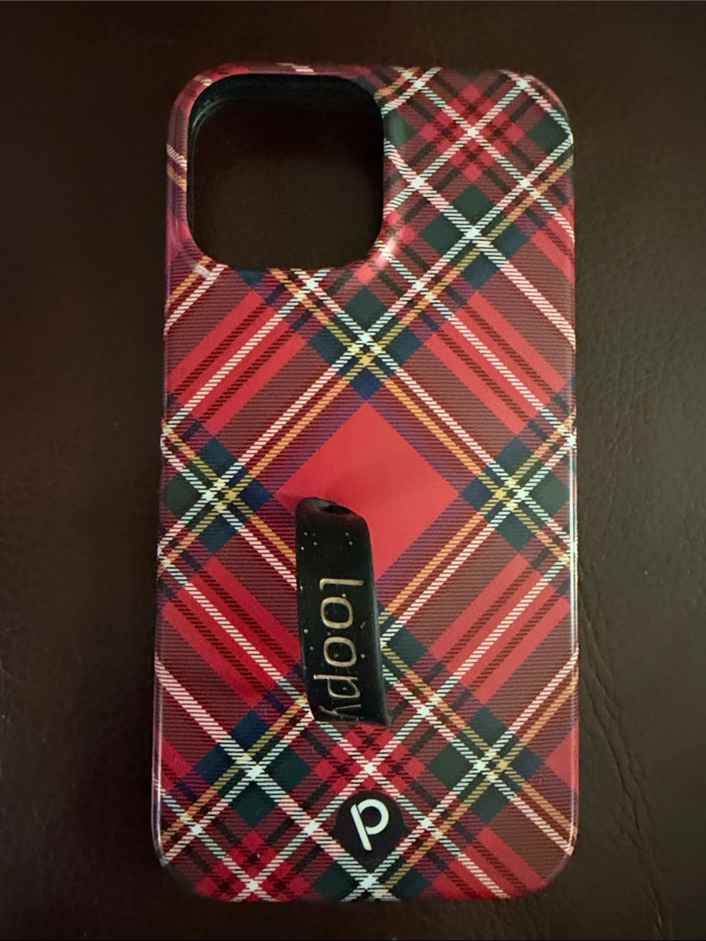 Loopy Plaid Red Phone Case iPhone 13 Pro Max